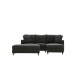 Corner Sofa Eva Right - Anthracite Anthracite Atelier del Sofa Corner Sofa Eva Right - Anthracite Anthracite