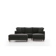 Corner Sofa Eva Right - Anthracite Anthracite Atelier del Sofa Corner Sofa Eva Right - Anthracite Anthracite