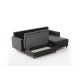 Corner Sofa Eva Right - Anthracite Anthracite Atelier del Sofa Corner Sofa Eva Right - Anthracite Anthracite