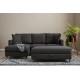 Corner Sofa Eva Left - Anthracite Anthracite Atelier del Sofa Corner Sofa Eva Left - Anthracite Anthracite
