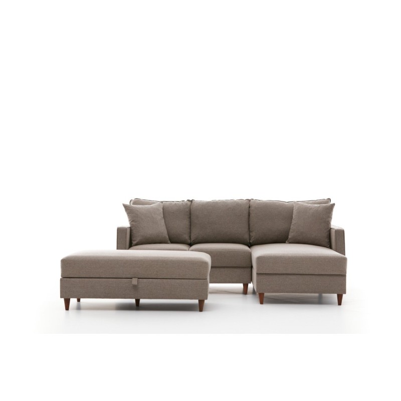 Atelier del Sofa Corner Sofa Eva Right - Cream Cream