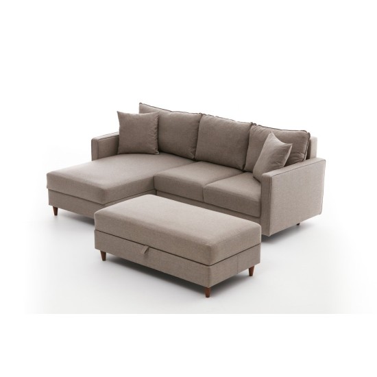 Atelier del Sofa Corner Sofa Eva Left - Cream Cream