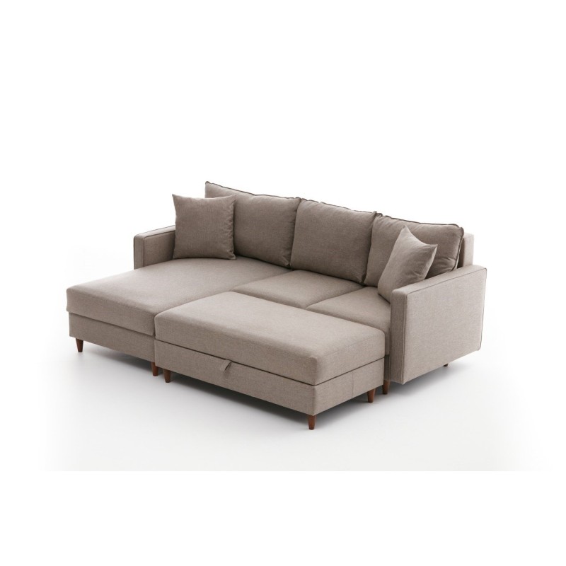 Atelier del Sofa Corner Sofa Eva Left - Cream Cream