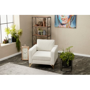 1-Seat Sofa Berlin - Cream, Gold Cream
Gold