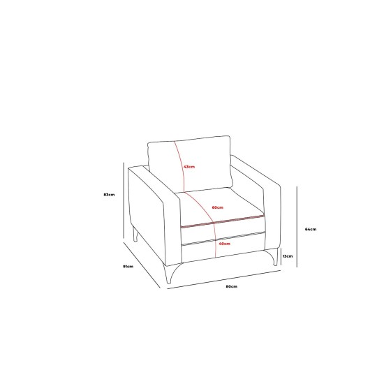 1-Seat Sofa Berlin - Cream, Black Cream
Black 1-Seat Sofa Berlin - Cream, Black Cream
Black