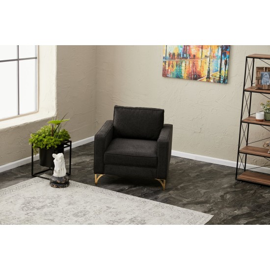 1-Seat Sofa Berlin - Anthracite, Gold Anthracite
Gold 1-Seat Sofa Berlin - Anthracite, Gold Anthracite
Gold