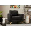 1-Seat Sofa Berlin - Anthracite, Gold Anthracite
Gold