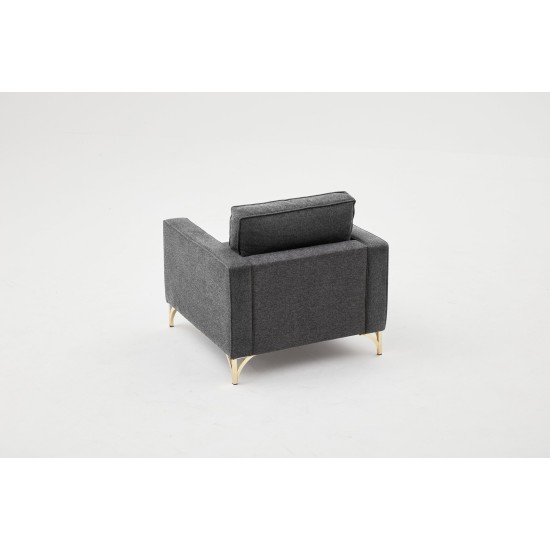 1-Seat Sofa Berlin - Anthracite, Gold Anthracite
Gold 1-Seat Sofa Berlin - Anthracite, Gold Anthracite
Gold