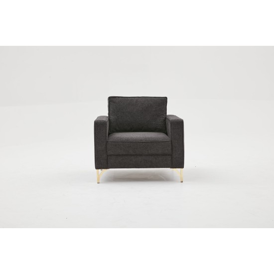 1-Seat Sofa Berlin - Anthracite, Gold Anthracite
Gold 1-Seat Sofa Berlin - Anthracite, Gold Anthracite
Gold