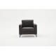 1-Seat Sofa Berlin - Anthracite, Black Anthracite
Black