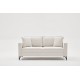 Διθέσιος Καναπές Berlin - Χρώμα Cream Μαύρο - 180x92x83εκ Διθέσιος Καναπές Berlin - Χρώμα Cream Μαύρο - 180x92x83εκ