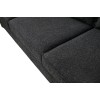 Τριθέσιος Καναπές Berlin - Χρώμα Ανθρακί Μαύρο - 220x91x83εκ