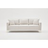 Τριθέσιος Καναπές Berlin - Χρώμα Cream Χρυσό - 220x91x83εκ