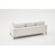 Τριθέσιος Καναπές Berlin - Χρώμα Cream Μαύρο - 220x91x83εκ Τριθέσιος Καναπές Berlin - Χρώμα Cream Μαύρο - 220x91x83εκ