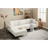Atelier del Sofa Corner Sofa Berlin Left - Cream, Gold Cream
Gold