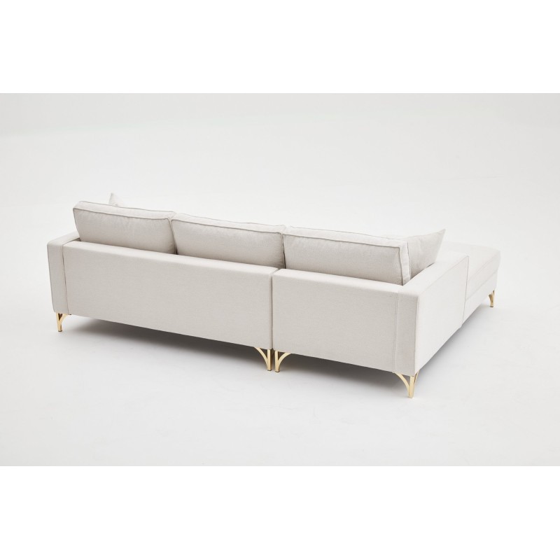 Atelier del Sofa Corner Sofa Berlin Left - Cream, Gold Cream
Gold