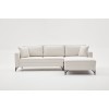 Atelier del Sofa Corner Sofa Berlin Right - Cream, Black Cream
Black