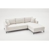 Atelier del Sofa Corner Sofa Berlin Right - Cream, Black Cream
Black