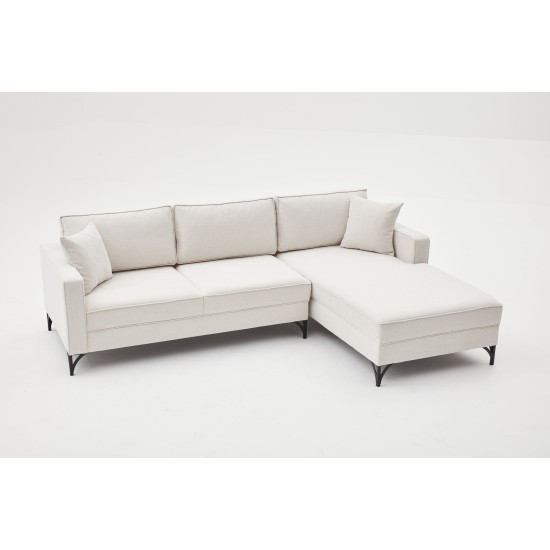 Corner Sofa Berlin Right - Cream, Black Cream
Black Atelier del Sofa Corner Sofa Berlin Right - Cream, Black Cream
Black
