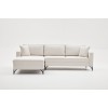 Atelier del Sofa Corner Sofa Berlin Left - Cream, Black Cream
Black