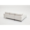 Atelier del Sofa Corner Sofa Berlin Left - Cream, Black Cream
Black
