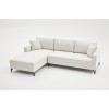 Atelier del Sofa Corner Sofa Berlin Left - Cream, Black Cream
Black