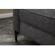 Γωνιακός Καναπές Berlin Δεξιά Γωνία - Anthracite, Black Γωνιακός Καναπές Berlin Δεξιά Γωνία - Anthracite, Black