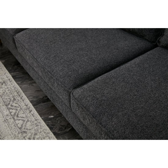 Γωνιακός Καναπές Berlin Δεξιά Γωνία - Anthracite, Black Γωνιακός Καναπές Berlin Δεξιά Γωνία - Anthracite, Black