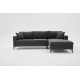 Γωνιακός Καναπές Berlin Δεξιά Γωνία - Anthracite, Black Γωνιακός Καναπές Berlin Δεξιά Γωνία - Anthracite, Black