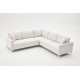 Γωνιακός Καναπές Berlin 258x91x83εκ - Cream, Gold Γωνιακός Καναπές Berlin 258x91x83εκ - Cream, Gold