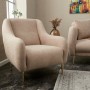 Πολυθρόνα Simena - Χρώμα Μπεζ Gold - 77x70x77εκ