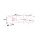 Atelier del Sofa Corner Sofa-Bed Simena Left - Beige Beige
Gold