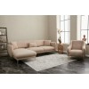 Atelier del Sofa Corner Sofa-Bed Simena Left - Beige Beige
Gold