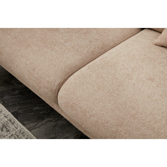 Atelier del Sofa Corner Sofa-Bed Simena Left - Beige Beige
Gold