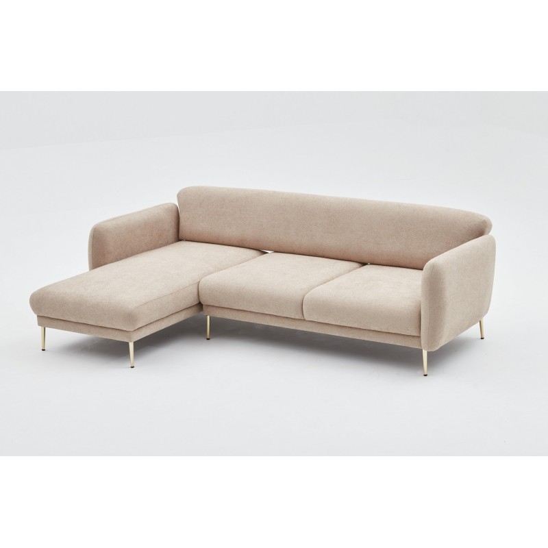 Atelier del Sofa Corner Sofa-Bed Simena Left - Beige Beige
Gold