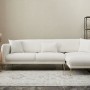 Corner Sofa-Bed Simena Right - Cream Cream
Gold