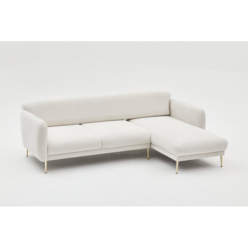 Atelier del Sofa Corner Sofa-Bed Simena Right - Cream Cream
Gold