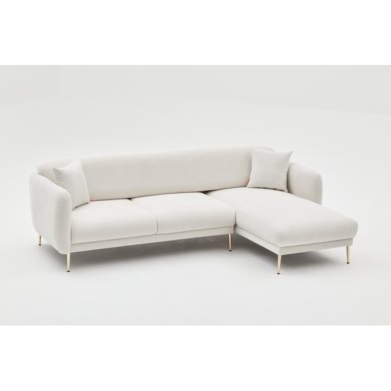 Atelier del Sofa Corner Sofa-Bed Simena Right - Cream Cream
Gold