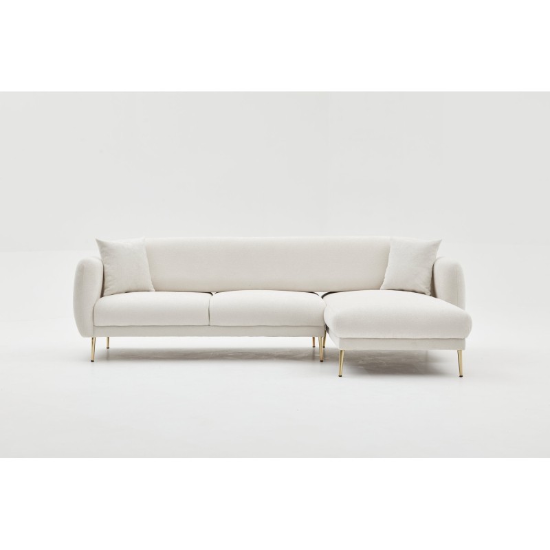 Atelier del Sofa Corner Sofa-Bed Simena Right - Cream Cream
Gold