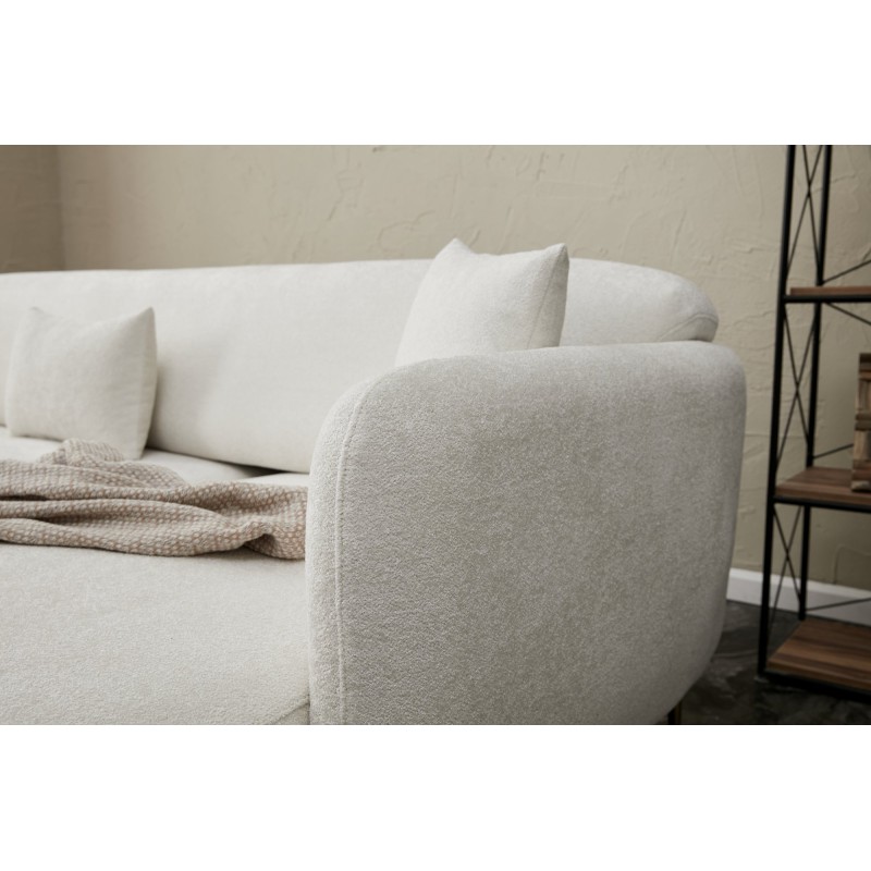 Atelier del Sofa Corner Sofa-Bed Simena Right - Cream Cream
Gold