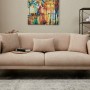3-Seat Sofa-Bed Simena - Beige Beige
Gold