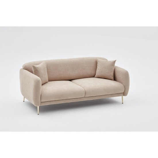 3-Seat Sofa-Bed Simena - Beige Beige
Gold Atelier del Sofa 3-Seat Sofa-Bed Simena - Beige Beige
Gold