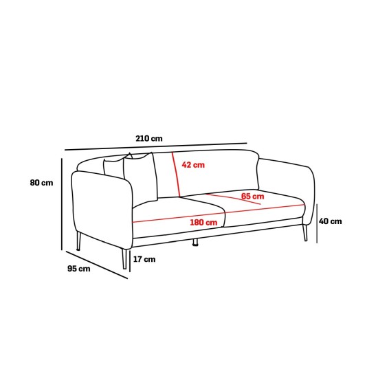 3-Seat Sofa-Bed Simena - Beige Beige
Gold Atelier del Sofa 3-Seat Sofa-Bed Simena - Beige Beige
Gold