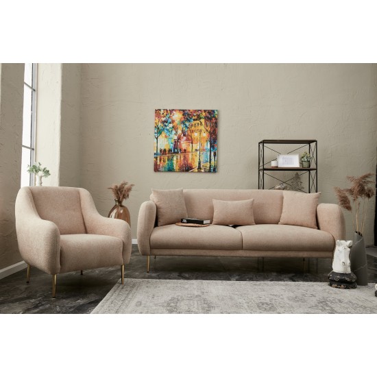 3-Seat Sofa-Bed Simena - Beige Beige
Gold Atelier del Sofa 3-Seat Sofa-Bed Simena - Beige Beige
Gold