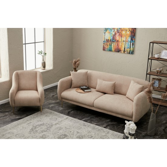 3-Seat Sofa-Bed Simena - Beige Beige
Gold Atelier del Sofa 3-Seat Sofa-Bed Simena - Beige Beige
Gold
