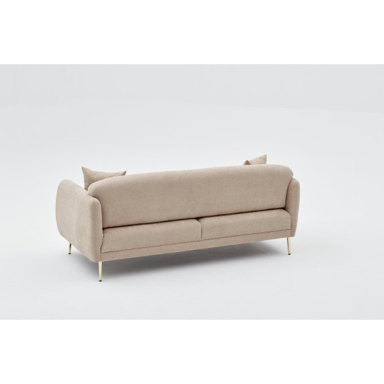 3-Seat Sofa-Bed Simena - Beige Beige
Gold Atelier del Sofa 3-Seat Sofa-Bed Simena - Beige Beige
Gold