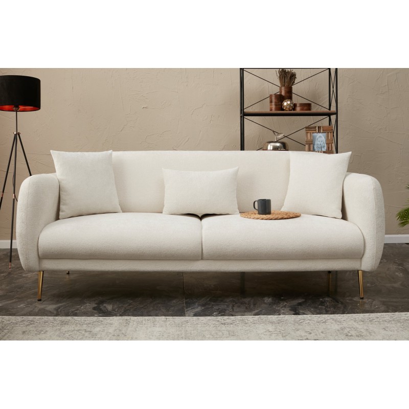 Atelier del Sofa 3-Seat Sofa-Bed Simena - Cream Cream
Gold