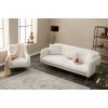 Atelier del Sofa 3-Seat Sofa-Bed Simena - Cream Cream
Gold