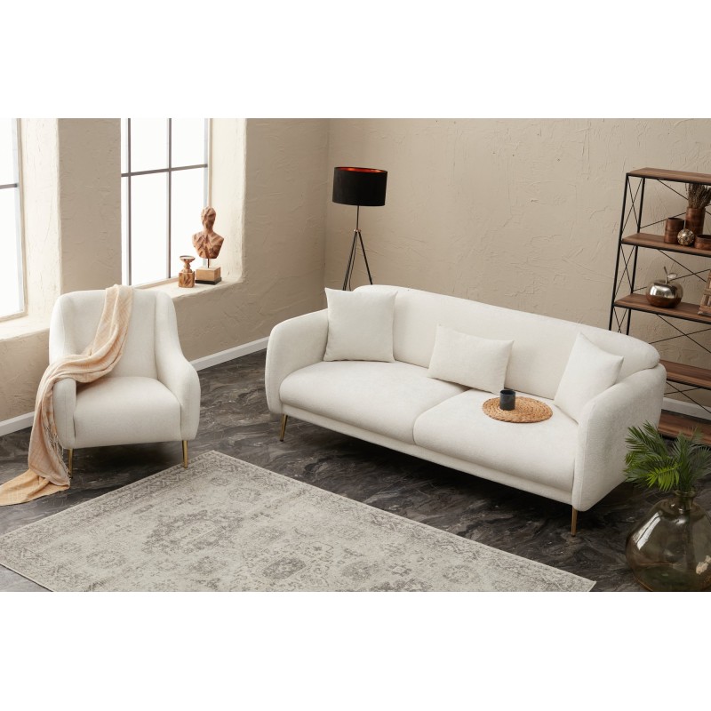 Atelier del Sofa 3-Seat Sofa-Bed Simena - Cream Cream
Gold