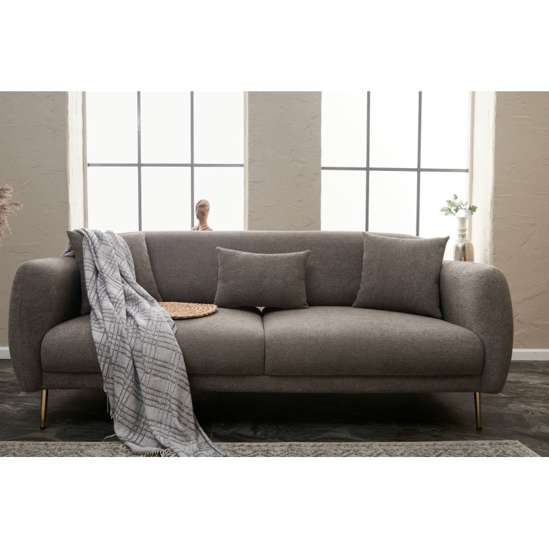 3-Seat Sofa-Bed Simena - Grey Grey
Gold